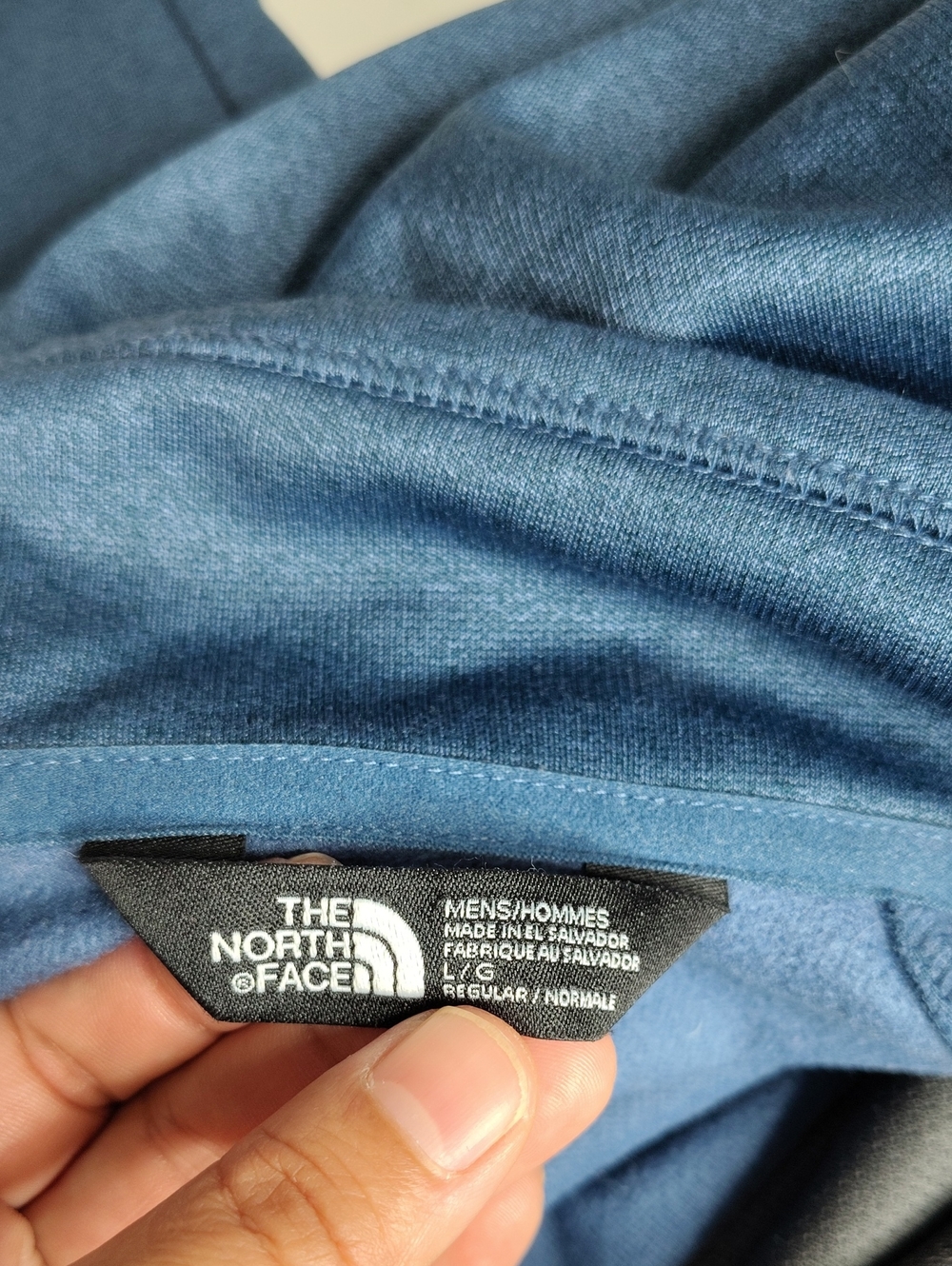 The North Face Canyonlands Half Zip Fleece Pullover Shady Blue Heather Size L - Picture 5 of 15